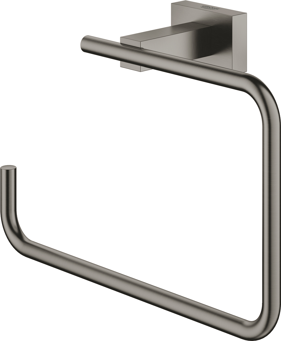 Grohe Essentials Cube Полотенцедержатель 18,6 см, цвет: темный графит, матовый 40510AL1