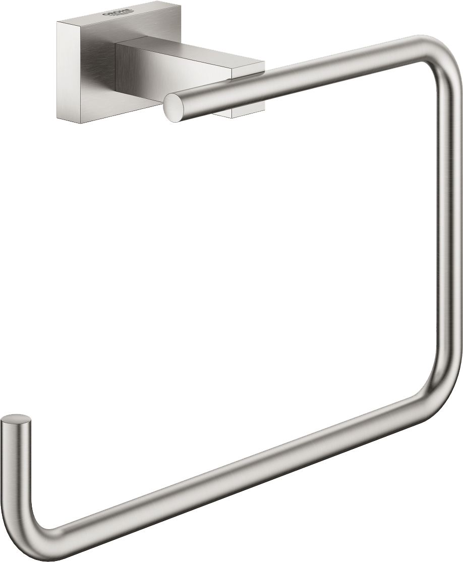 Grohe Essentials Cube Полотенцедержатель 18,6 см, цвет: суперсталь 40510DC1