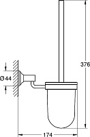 Grohe Essentials Authentic Ершик подвесной, цвет: сталь 40658EN1