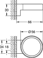 Grohe Selection Дозатор для жидкого мыла, подвесной, цвет: сталь 41028AL0