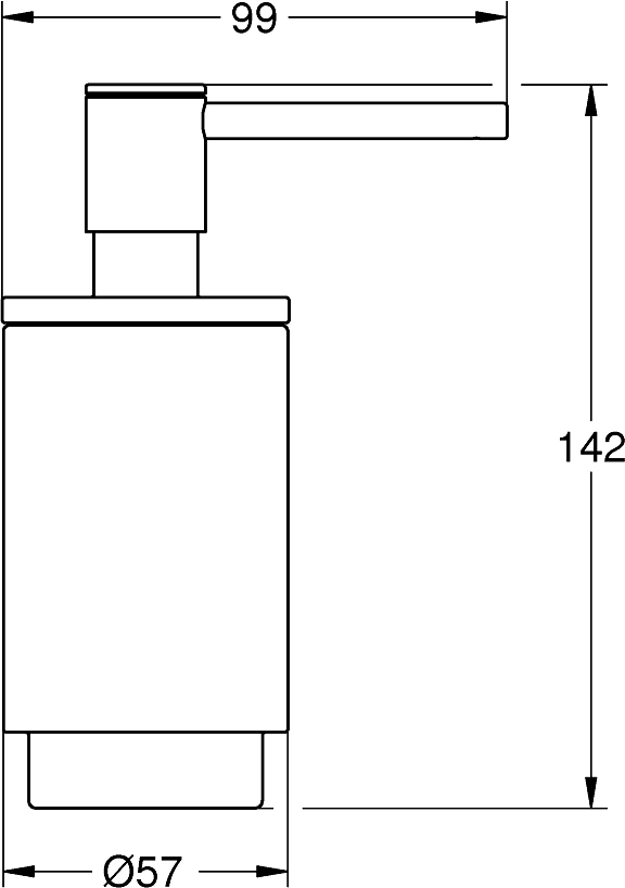 Grohe Selection Дозатор для жидкого мыла, подвесной, цвет: сталь 41028BE0