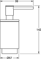 Grohe Selection Дозатор для жидкого мыла, подвесной, цвет: медь 41028DL0