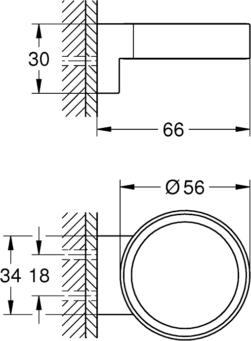 Grohe Selection Дозатор для жидкого мыла, подвесной, стеклянная колба, цвет: сталь 41028EN0