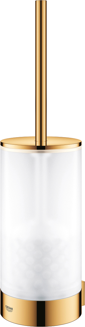 Grohe Selection Ершик для унитаза подвесной со стеклянной колбой, цвет: золото 41076GL0