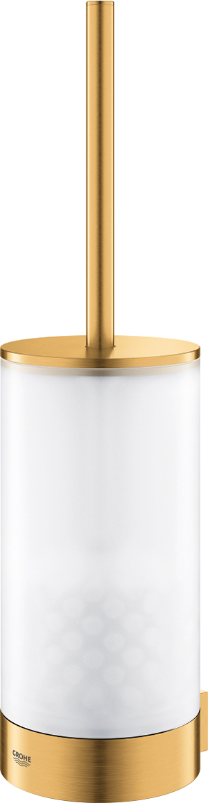 Grohe Selection Ершик для унитаза напольный со стеклянной колбой, цвет: золото 41076GN0