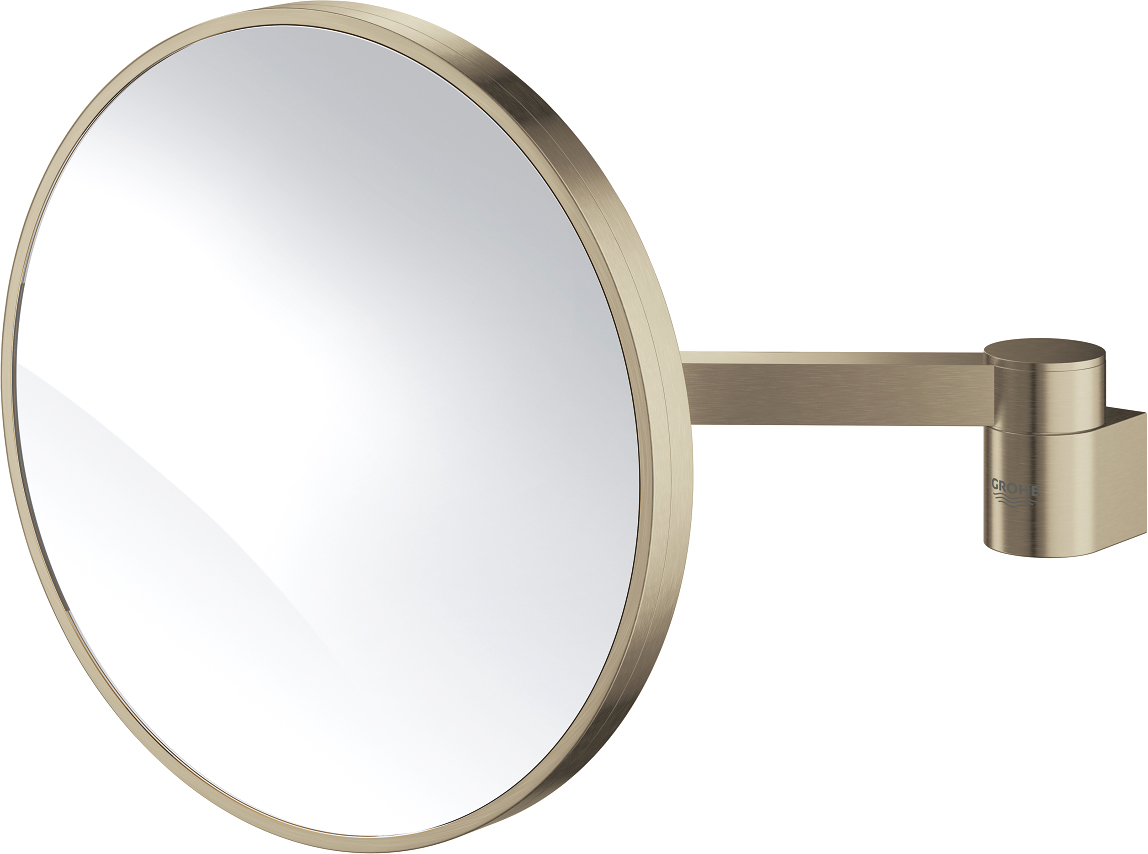 Grohe Selection Косметическое зеркало, прямоугольное 25x8,1h20 см, цвет: сталь 41077EN0