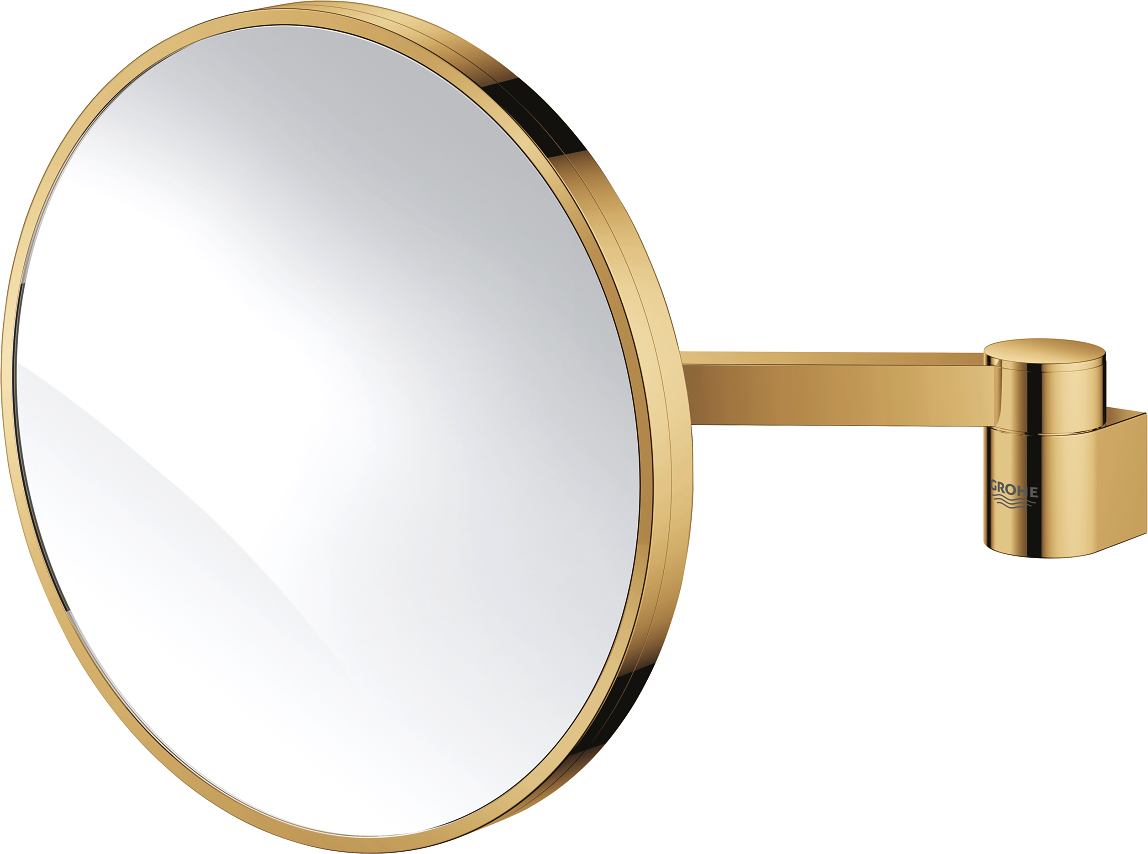 Grohe Selection Косметическое зеркало, прямоугольное 25x8,1h20 см, цвет: золото 41077GL0
