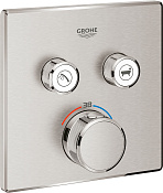 Grohe Grohtherm SmartControl Термостатический смеситель для ванны с душем, цвет: суперсталь 29124DC0