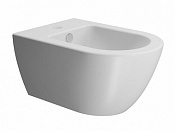 GSI Pura Биде подвесное с 1 отверстием под смеситель и переливом, без крепежа, цвет: белый матовый 8865109