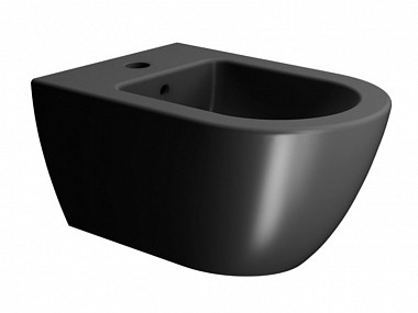 GSI Pura Биде подвесное с 1 отверстием под смеситель и переливом, без крепежа, цвет: ardesia opaco 8865126