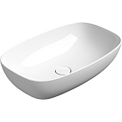 GSI Nubes Раковина чаша 60x38x16h см, без перелива, без д/к, цвет: белый глянцевый 978311