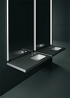 GSI Pura Раковина встраиваемая снизу 50x35 см, с переливом, без д/к, цвет: белый глянцевый 724711