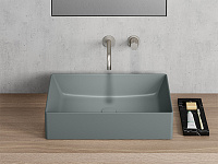 GSI Kube X Раковина чаша 60x37x13h см, без перелива, без д/к, цвет: белый глянцевый 945311