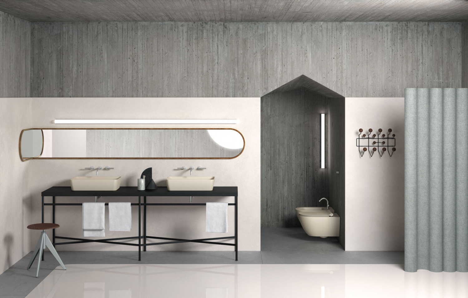 GSI Nubes Раковина чаша 60x38x14h см, без перелива, без д/к, цвет: белый глянцевый 903611