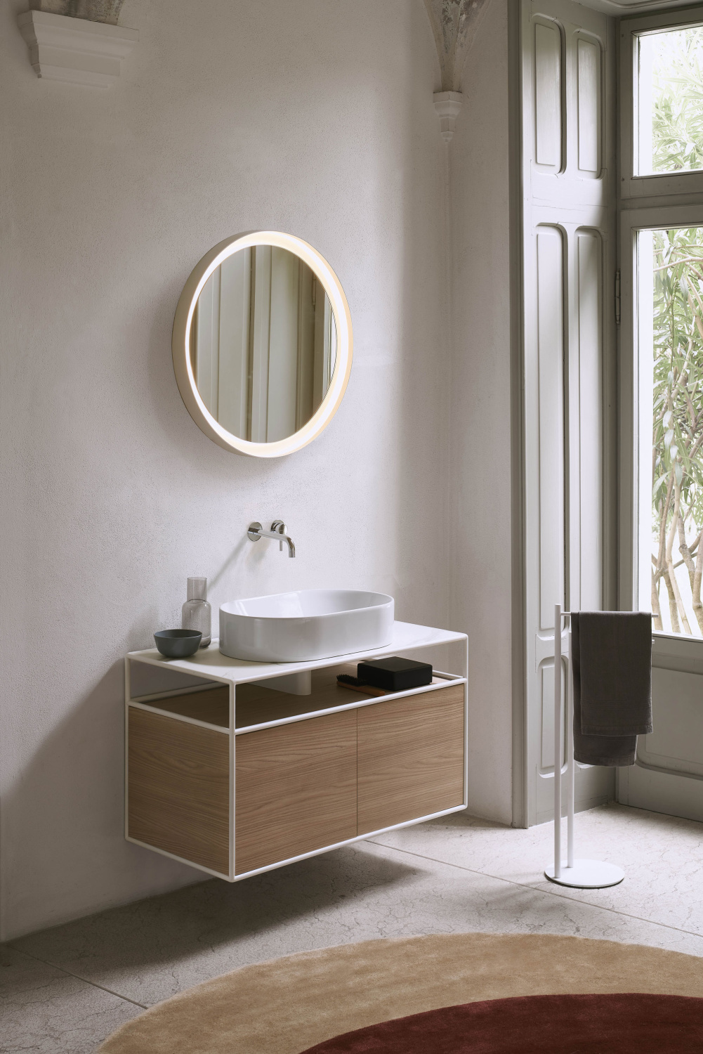 GSI Kube X Раковина чаша округлая 60x37x13h см, без перелива, без д/к, цвет: белый глянцевый 945811