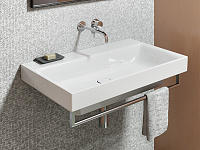 GSI Nubes Раковина подвесная/накладная 100x50 см, 1 отверстие, с переливом, цвет: белый глянцевый 9623111