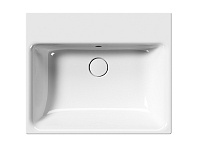 GSI Nubes Раковина подвесная/накладная 60x50 см, 1 отверстие, с переливом, цвет: белый глянцевый 9631111