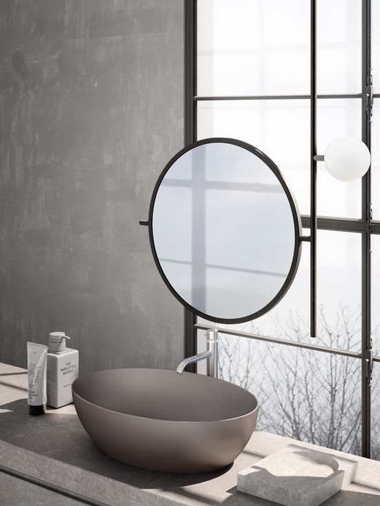 GSI Pura Раковина чаша 60x42x16h см, без перелива, без д/к, цвет: белый глянцевый 884211