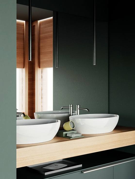 GSI Pura Раковина чаша 60x42x16h см, без перелива, без д/к, цвет: белый глянцевый 884211