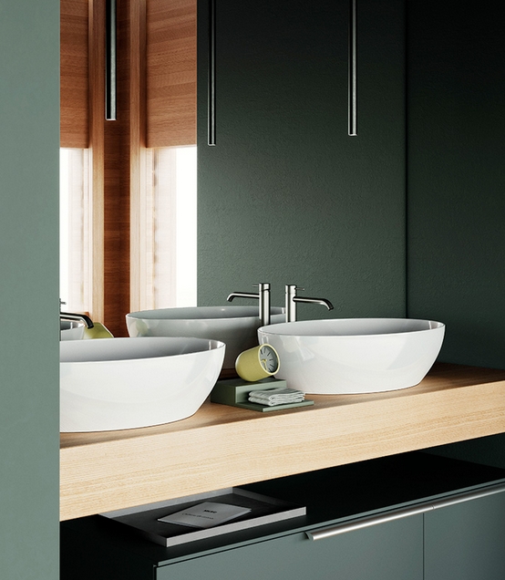 GSI Pura Раковина чаша 50x35x16h см, без перелива, без д/к, цвет: белый глянцевый 886011