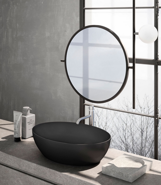 GSI Pura Раковина чаша 50x35x16h см, без перелива, без д/к, цвет: белый глянцевый 886011