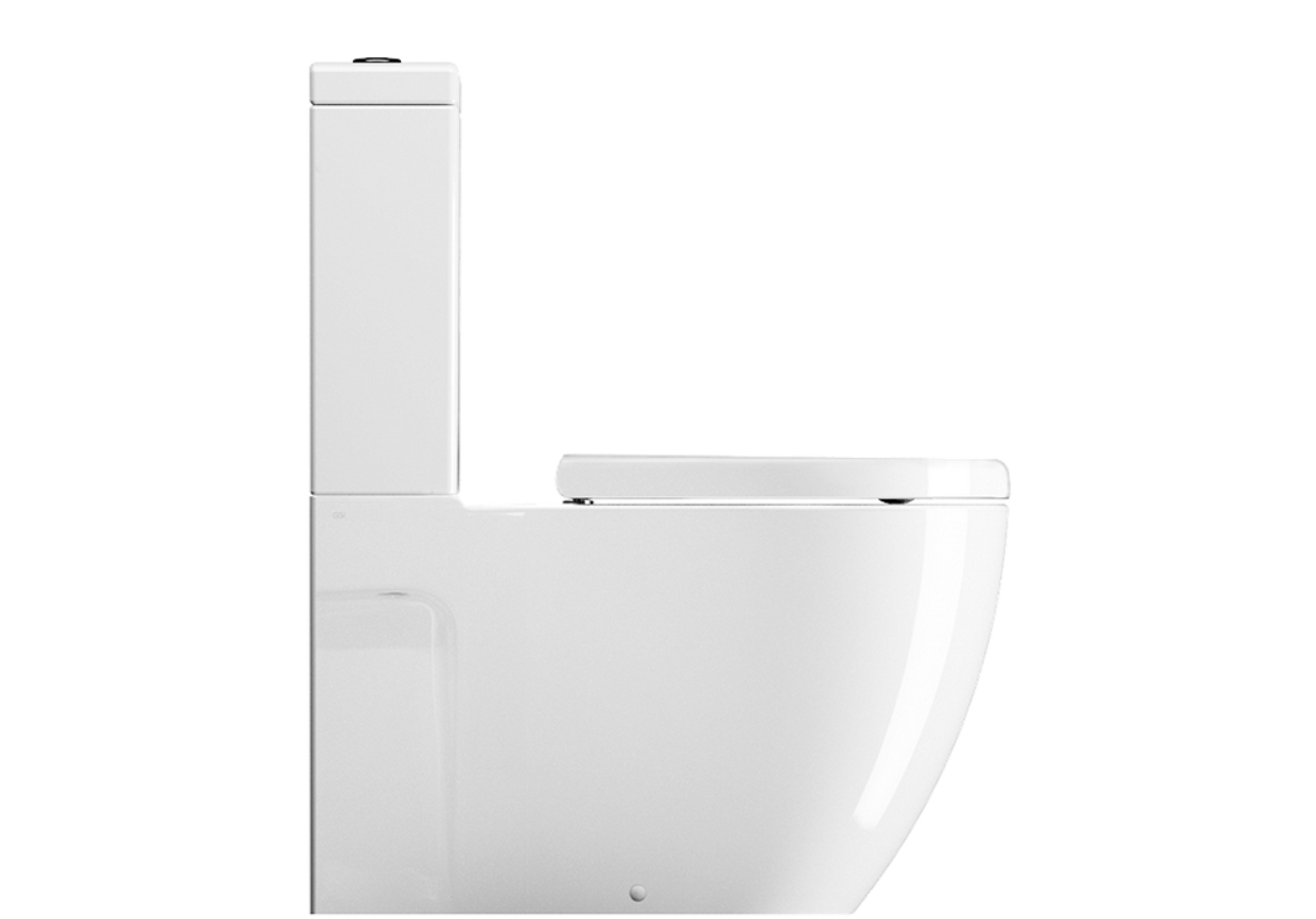 GSI Pura Чаша унитаза моноблок, цвет: белый глянцевый 881711