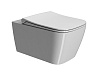 GSI Nubes Унитаз подвесной 55x35 см безободковый, смыв swirlflush, цвет: белый глянцевый 961511