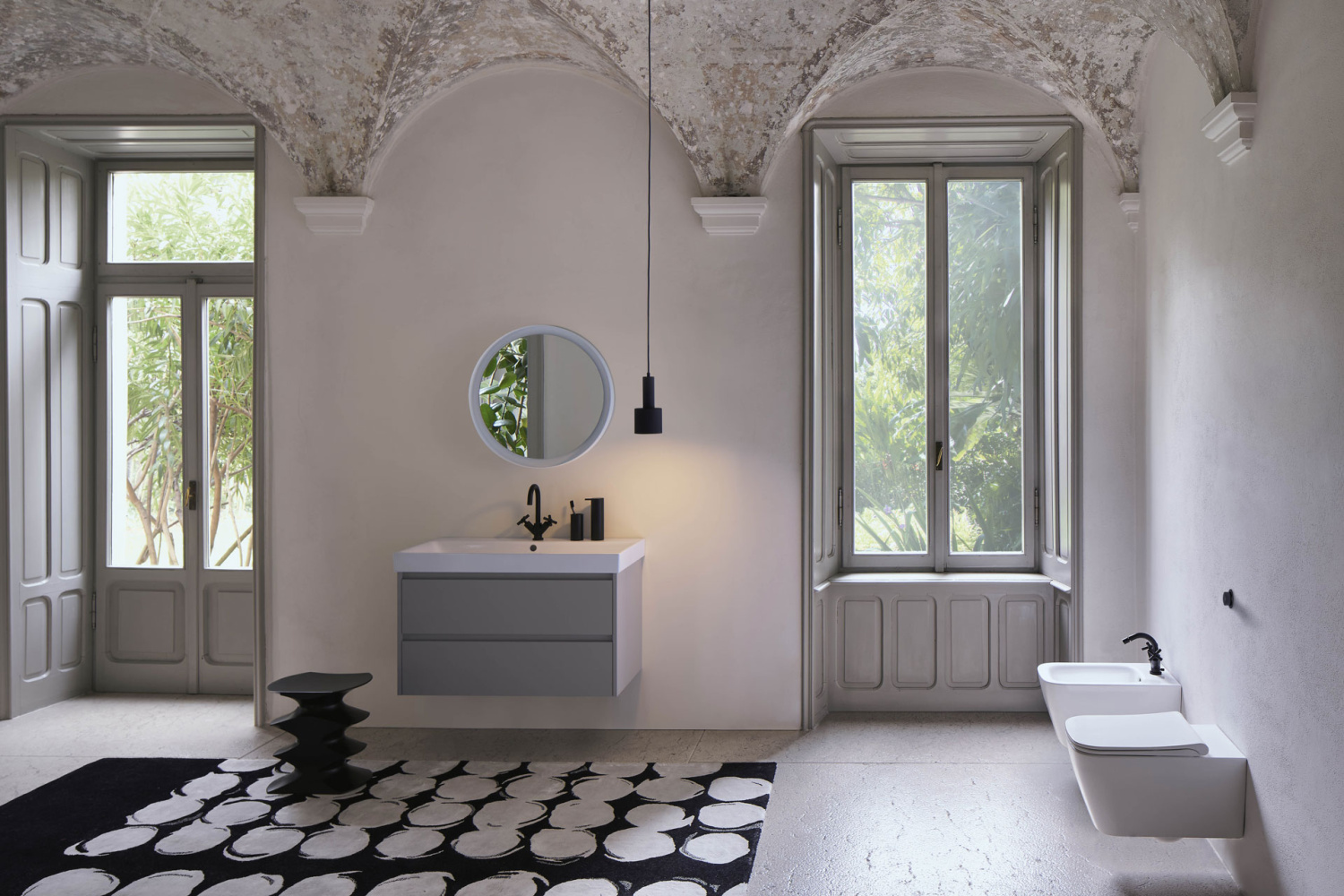 GSI Nubes Унитаз подвесной 55x35 см безободковый, смыв swirlflush, цвет: белый глянцевый 961511