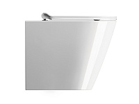 GSI Kube X Унитаз приставной 55x36 см безободковый, смыв swirlflush, цвет: белый глянцевый 941011