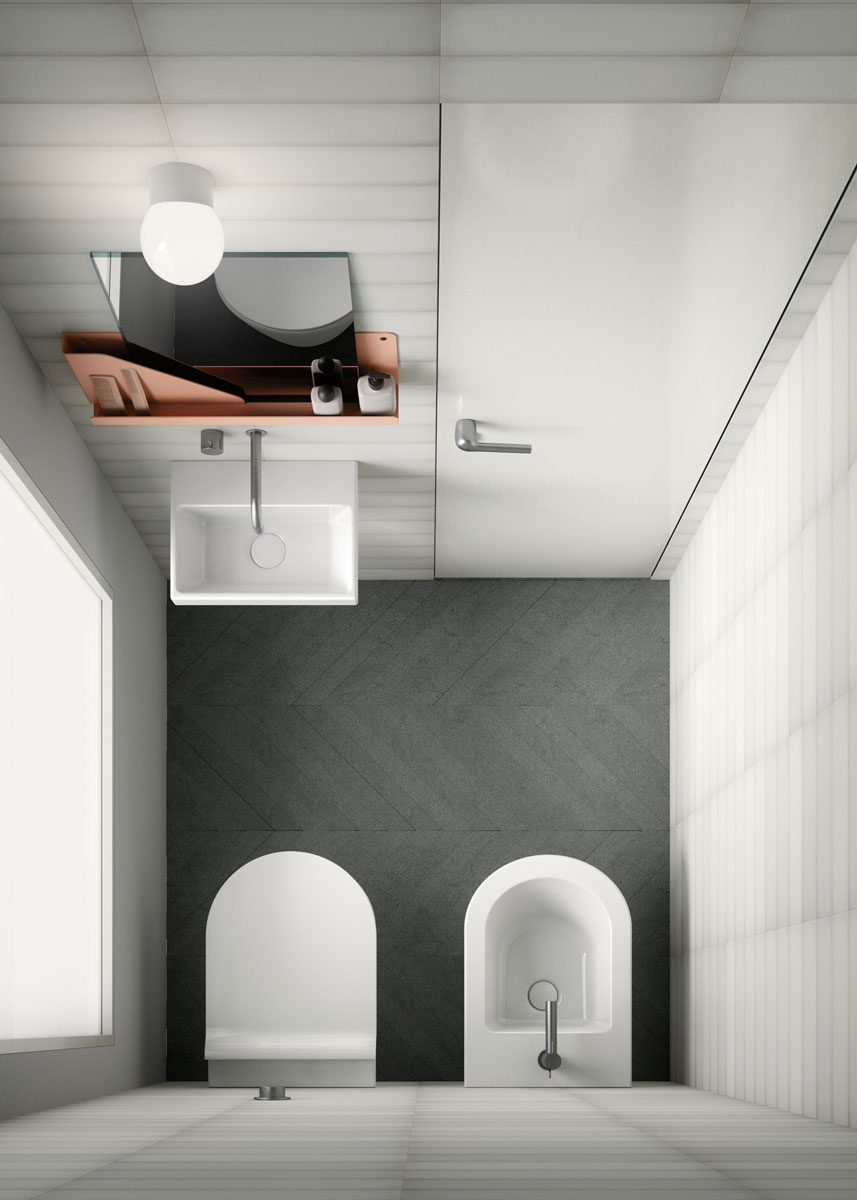 GSI Norm Биде подвесное с 1 отверстием под смеситель и переливом, без крепежа, цвет: белый глянцевый 8664111