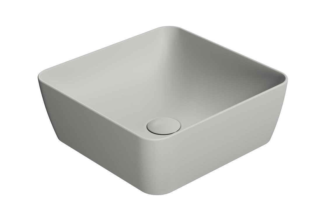 GSI Spares Донный клапан для раковины с керамической крышкой, универсальный, цвет: cenere matte PVC17