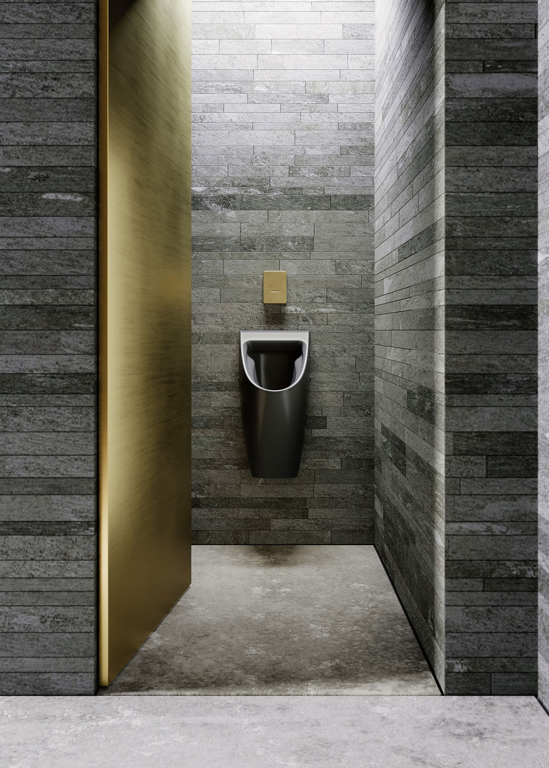 GSI Community Писсуар подвесной безободковый, цвет: ardesia opaco 909726