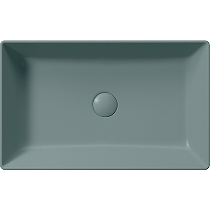 GSI Kube X Раковина чаша 60x37x13h см, без перелива, без д/к, цвет: agave opaco 945304