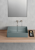 GSI Kube X Раковина чаша 60x37x13h см, без перелива, без д/к, цвет: agave opaco 945304