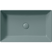 GSI Kube X Раковина чаша 60x37x13h см, без перелива, без д/к, цвет: agave opaco 945304