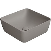 GSI Nubes Раковина чаша 38x38x14h см, без перелива, без д/к, цвет: tortora opaco 903805