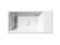 GSI Nubes Раковина подвесная/накладная 50x25 см, без перелива, без д/к, цвет: белый глянцевый 9637011