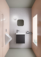 GSI Nubes Раковина подвесная/накладная 50x25 см, без перелива, без д/к, цвет: белый глянцевый 9637011