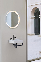 GSI Nubes Раковина подвесная/накладная 40x32 см, 1 отверстие, с переливом, цвет: белый глянцевый 9684111