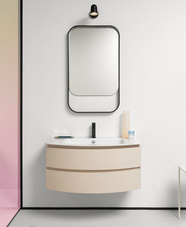 GSI Pura Раковина подвесная/накладная 102x52 см, 1 отверстие, с переливом, цвет: белый глянцевый 8825111