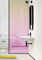 GSI Pura Раковина подвесная/накладная 102x52 см, 1 отверстие, с переливом, цвет: белый глянцевый 8825111