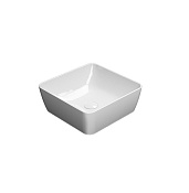 GSI Nubes Раковина чаша 38x38x14h см, без перелива, без д/к, цвет: белый глянцевый 903811