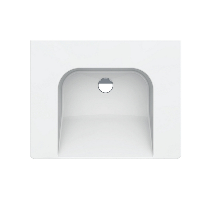 GSI Community Раковина подвесная 70x55 см, 1 отверстие, без перелива, без д/к, цвет: белый глянцевый 7632011