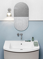 GSI Norm Раковина подвесная/встраиваемая 80x50 см, 1 отверстие, с переливом, цвет: белый глянцевый 8644111