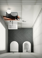 GSI Norm Раковина подвесная/встраиваемая 35x26 см, 1 отверстие, без перелива, цвет: белый глянцевый 8650111