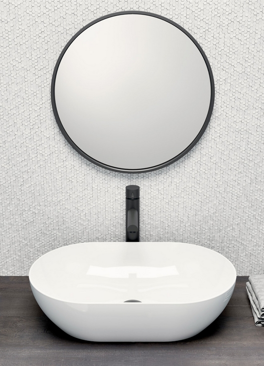 GSI Pura Раковина чаша 60x37x16h см, без перелива, без д/к, цвет: белый глянцевый 883411