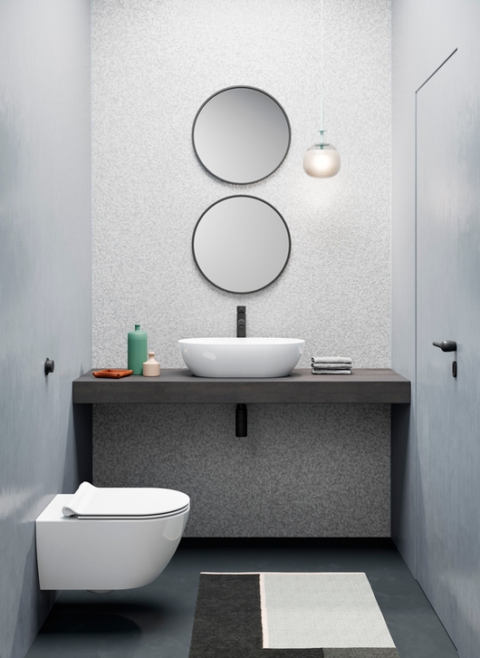 GSI Pura Раковина чаша 60x37x16h см, без перелива, без д/к, цвет: белый глянцевый 883411