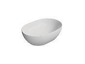 GSI Pura Раковина чаша 50x35x16h см, без перелива, без д/к, цвет: белый матовый 886009