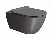 GSI Pura Унитаз подвесной 55x36 см безободковый, смыв swirlflush, цвет: bistro opaco 881516