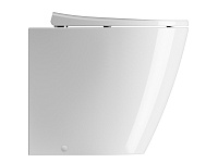 GSI Modo Унитаз приставной 52x37 см безободковый, смыв swirlflush, цвет: белый глянцевый 981011